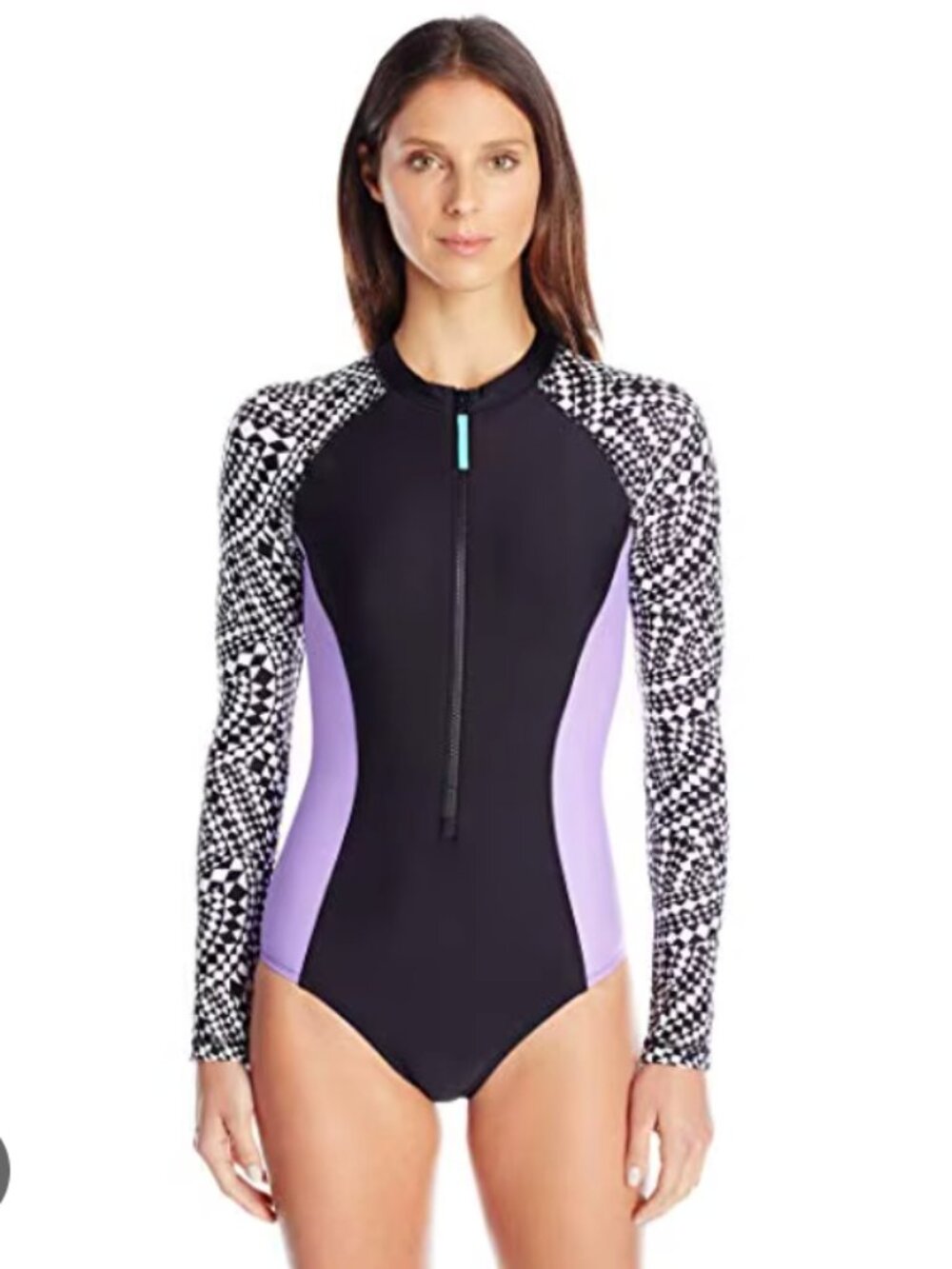 Speedo Ladies One Piece Swimsuit Women’s Small Black Athletic Swimwear